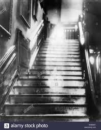 The Brown Lady descending the staircase at Raynham Hall Norfolk ...